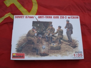 MA35035  Soviet 57mm Anti-Tank Gun ZIS-2+crew WO2